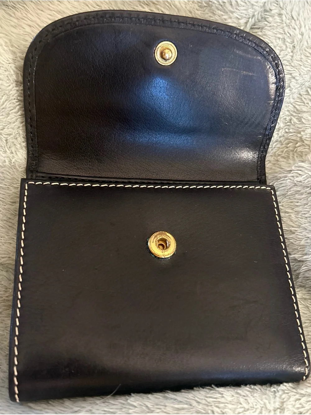Vintage Dooney & Bourke Black Leather Wallet - Picture 6 of 12